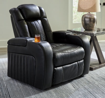 Sofá reclinable eléctrico, loveseat y sillón reclinable Caveman Den