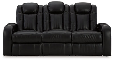 Caveman Den Power Reclining Sofa and Loveseat