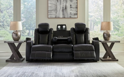 Caveman Den Power Reclining Sofa and Loveseat