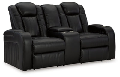 Caveman Den Power Reclining Sofa and Loveseat