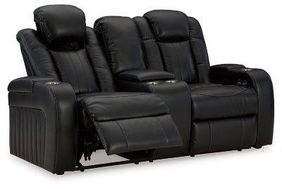 Caveman Den Power Reclining Sofa and Loveseat