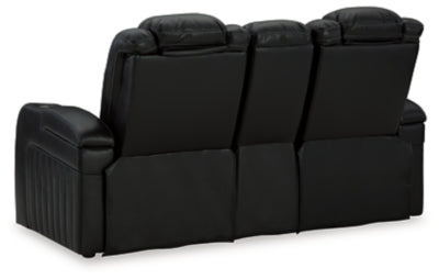 Caveman Den Power Reclining Sofa and Loveseat
