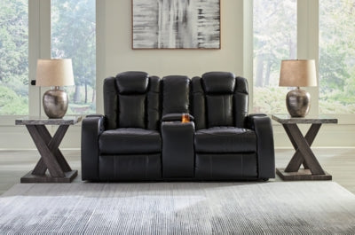 Caveman Den Power Reclining Sofa and Loveseat