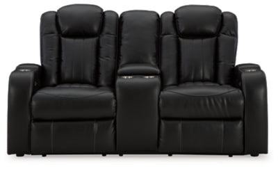 Caveman Den Power Reclining Sofa and Loveseat
