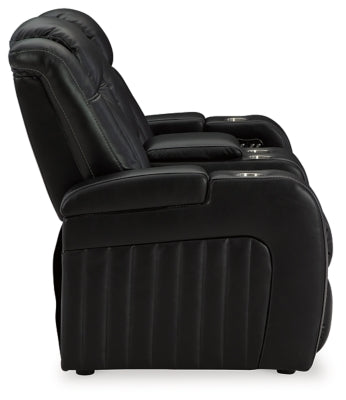 Caveman Den Power Reclining Sofa and Loveseat