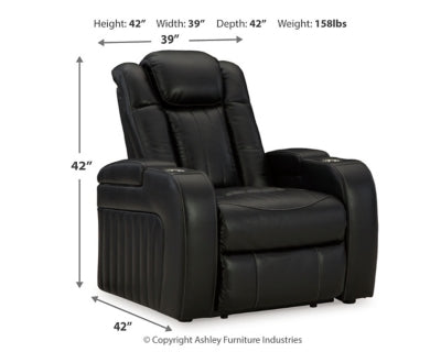 Sofá reclinable eléctrico, loveseat y sillón reclinable Caveman Den