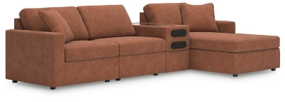Seccional Modmax de 4 piezas con chaise longue