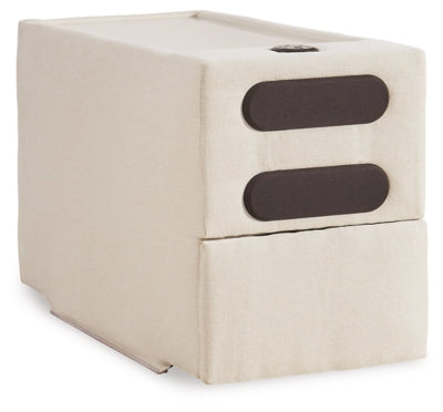 Seccional Modmax de 8 piezas con sistema de audio y chaise longue