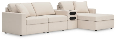 Seccional Modmax de 4 piezas con chaise longue