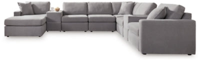 Seccional Modmax de 8 piezas con chaise longue