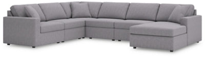 Seccional Modmax de 6 piezas con chaise longue