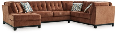Seccional de 3 piezas con chaise longue Laylabrook