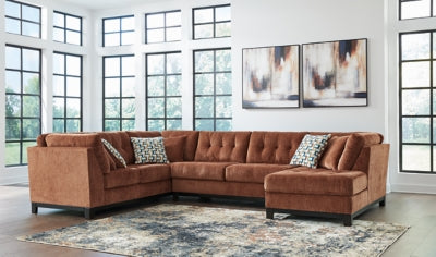 Seccional de 3 piezas con chaise longue Laylabrook