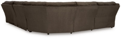 Seccional reclinable de 6 piezas de primer nivel con chaise longue