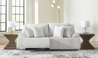 Loveseat seccional de dos piezas de primer nivel