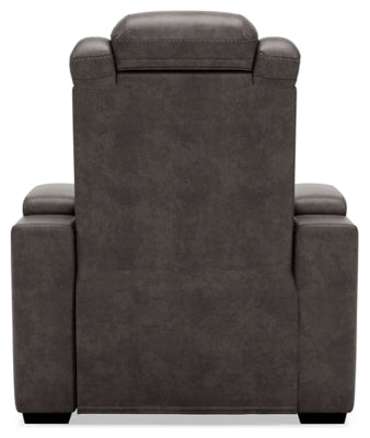 HyllMont Power Reclining Loveseat and Power Recliner