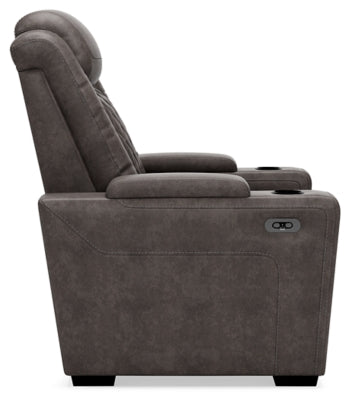 HyllMont Power Reclining Loveseat and Power Recliner