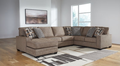 Seccional de 3 piezas con chaise longue Cannonbrook