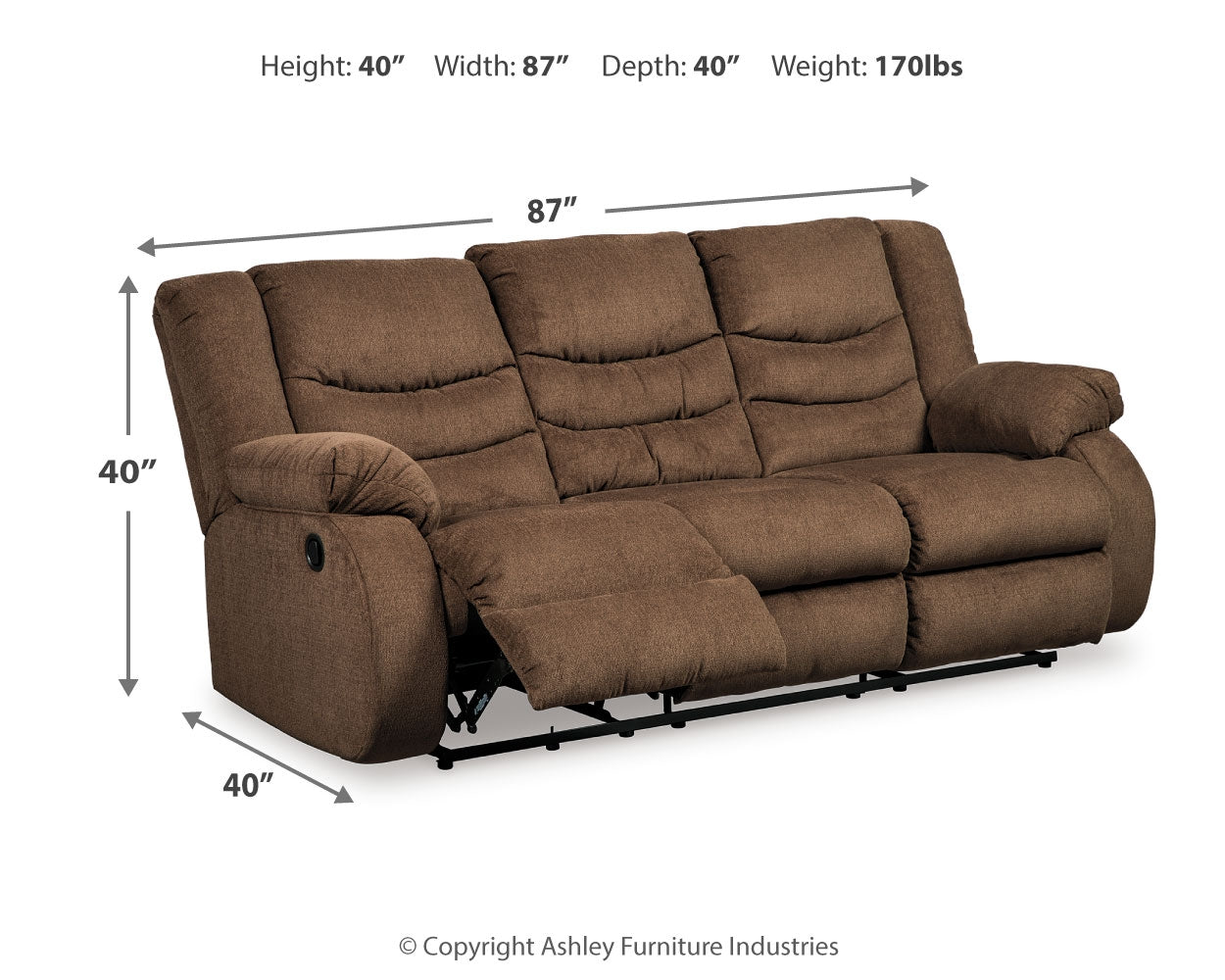 Tulen Reclining Sofa