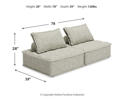 Asientos modulares de 2 piezas Bales