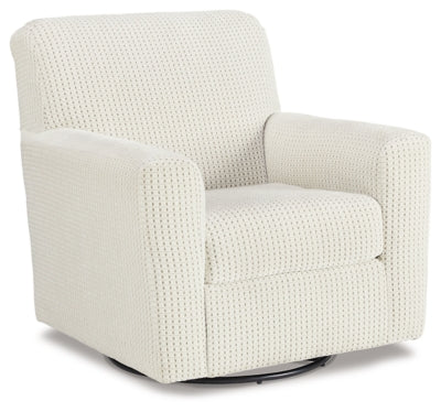 Sillón giratorio con acento deslizante Herstow