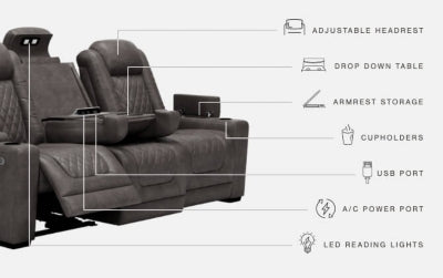 2-Piece Power Reclining Upholstery Package