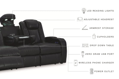Sofá reclinable eléctrico Caveman Den