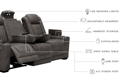 HyllMont Power Reclining Sofa