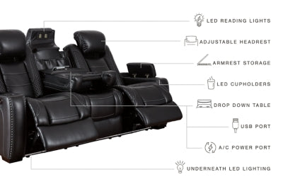 Party Time Power Reclining Sofa