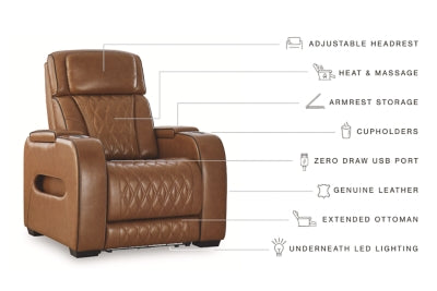 Sillón reclinable eléctrico Boyington