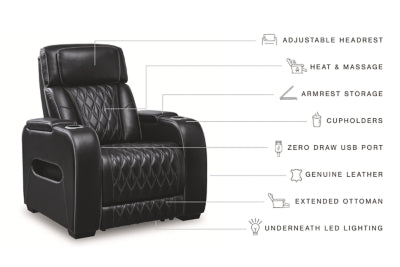 Sillón reclinable eléctrico Boyington