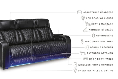 Sofá reclinable eléctrico Boyington