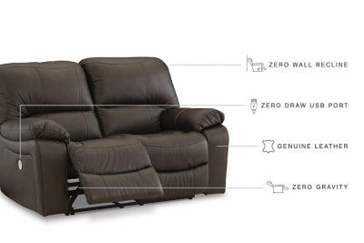 Leesworth Power Reclining Loveseat
