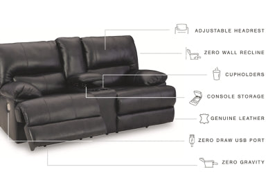 Mountainous Power Reclining Loveseat