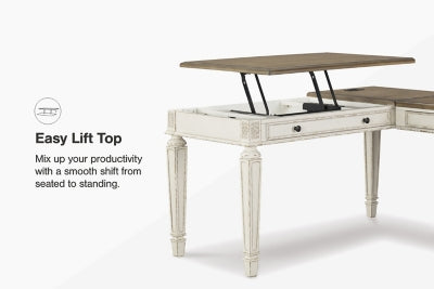 Realyn 2-Piece Home Office Lift Top Desk