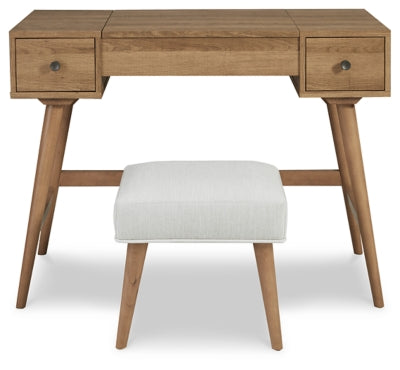 Thadamere Vanity with Stool