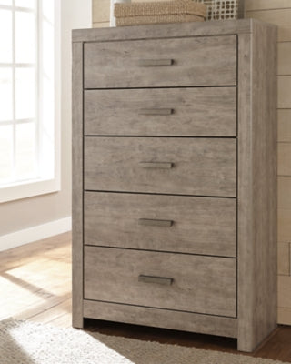 Culverbach King Panel Bed, Dresser, Mirror and Chest