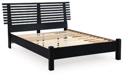Cama Queen con paneles de láminas Danziar
