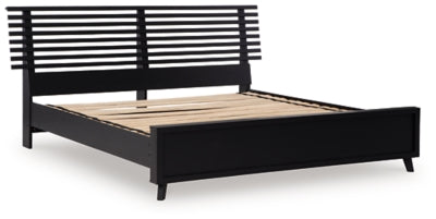 Danziar King Slat Panel Bed