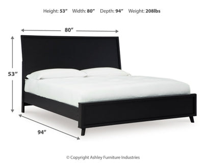 Danziar King Panel Bed
