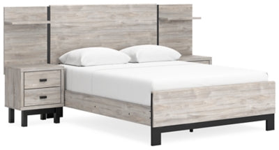 Cama Queen Vessalli con paneles y extensiones