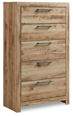Cama y cómoda con almacenamiento y panel tamaño queen Hyanna