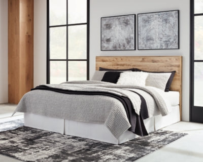Cama Hyanna King con almacenamiento, tocador y mesita de noche
