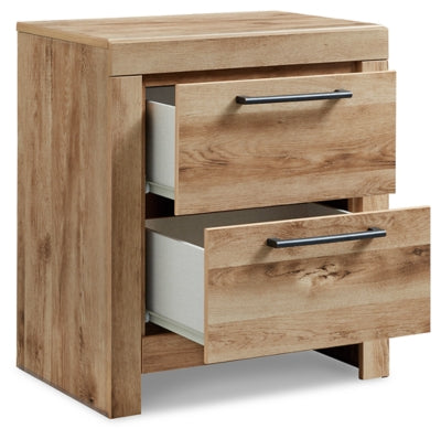 Cama Queen Hyanna con almacenamiento, tocador y mesita de noche