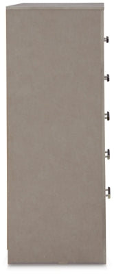 Surancha Queen Panel Bed, Dresser, Mirror, Chest and 2 Nightstands