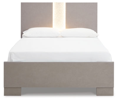 Surancha Queen Panel Bed, Dresser, Mirror, Chest and 2 Nightstands