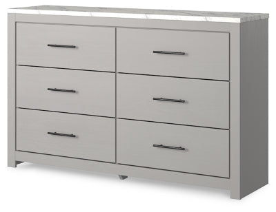 Cottonburg Full Panel Bed, Dresser and Nightstand