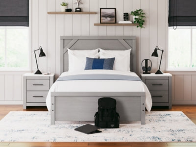 Cottonburg Full Panel Bed, Dresser and Nightstand