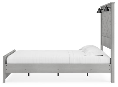 Cama Queen con paneles Cottonburg