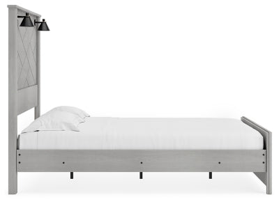 Cama Queen con paneles Cottonburg